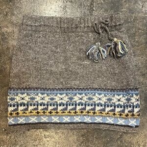 Laundromat Made in Nepal 100% Wool Skirt Double Layered Size Medium